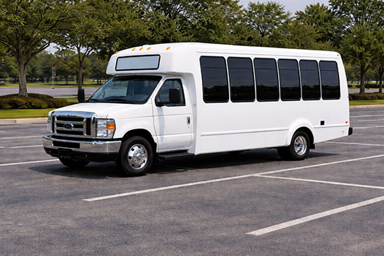 20-passenger minibus available for charter in Greenwich, CT