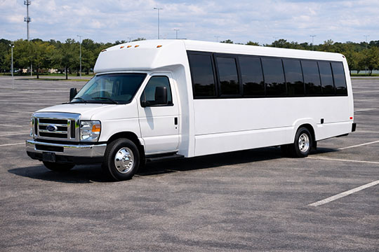 25-passenger minibus available for charter in Greenwich, CT